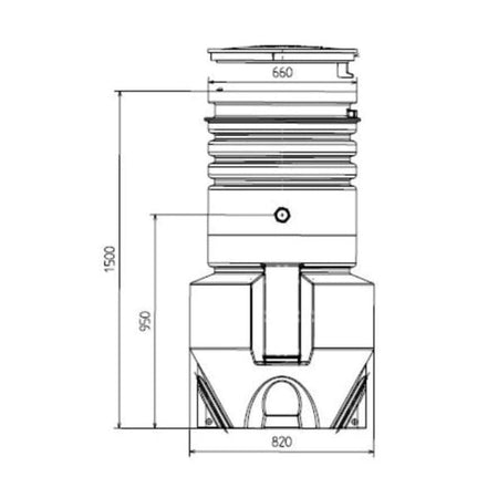 Grundfos Avløpspumpestasjon PUST 08.10