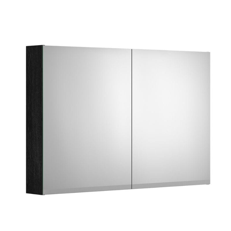 Gustavsberg Artic Base Speilskap Svart Ask finer / 100cm Gustavsberg Speilskap GRO-7031824