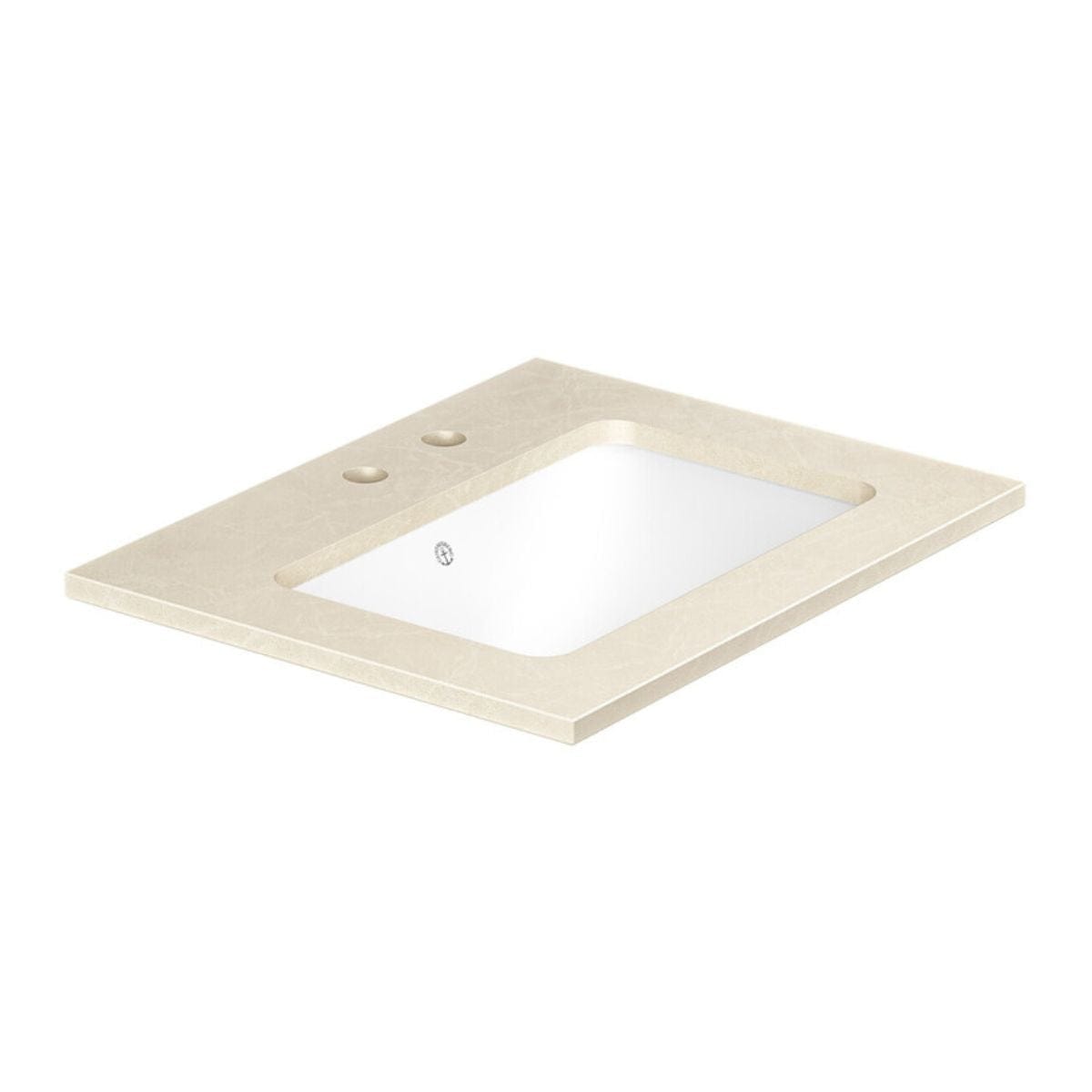 Gustavsberg Ducentic Benkeplate Beige royal / 60cm / 2 hull for kran Gustavsberg Benkeplate bad GRO- GB71DCWT60CC12