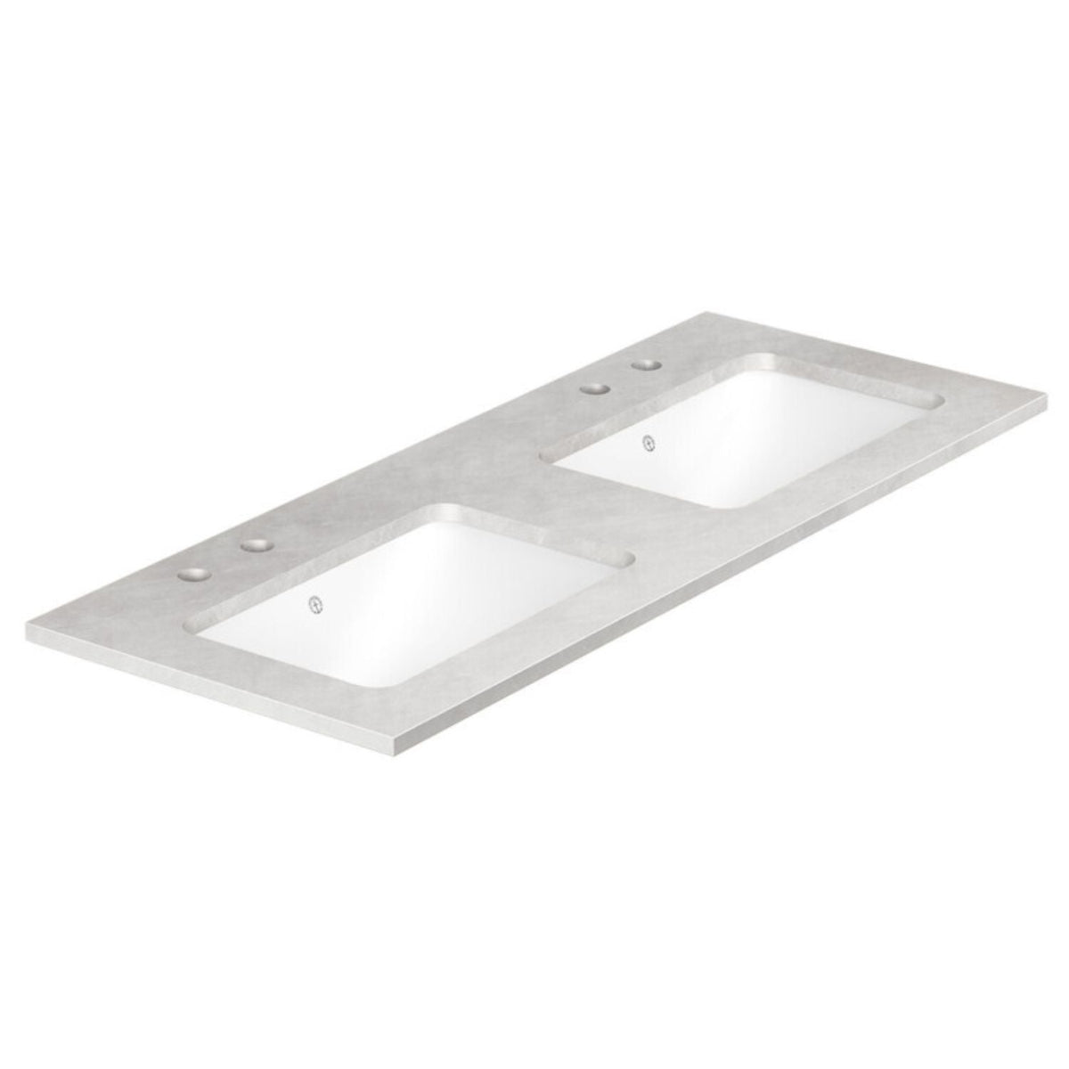 Gustavsberg Ducentic Benkeplate Grey / 120cm dobbel Gustavsberg Benkeplate bad GRO-GB71DCWT12SG22