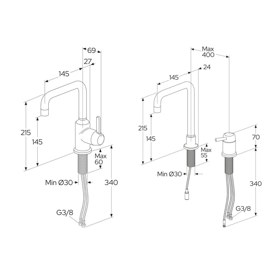 Gustavsberg Ducentic Servantbatteri Gustavsberg Servantbatteri