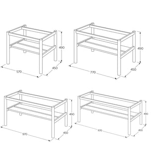 Gustavsberg Ducentic Servantskap med Benramme