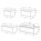 Gustavsberg Ducentic Servantskap med Benramme – Porselen