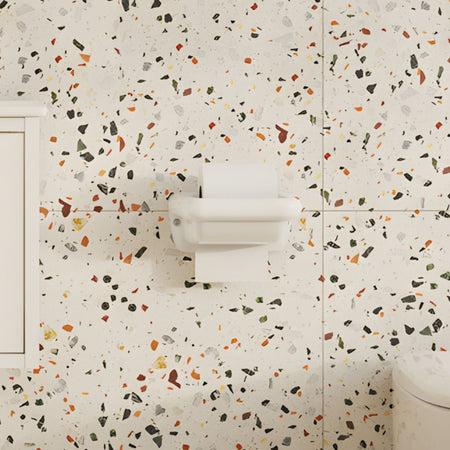 Gustavsberg Ducentic Toalettrullholder – Hvit keramikk