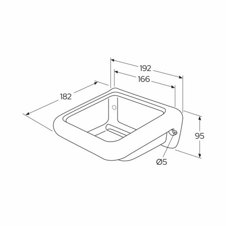 Gustavsberg Ducentic Toalettrullholder – Hvit keramikk