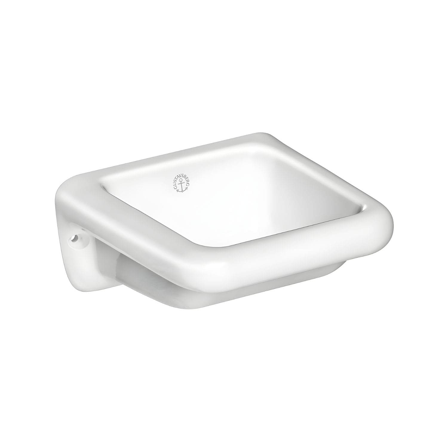 Gustavsberg Ducentic Toalettrullholder – Hvit keramikk Hvit Gustavsberg Toalettrullholder GRO-GB71DC9901TR