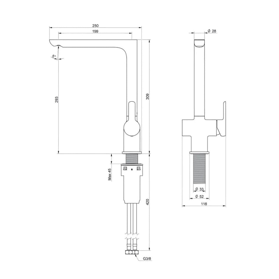 Gustavsberg Estetic Kjøkkenarmatur Gustavsberg Kjøkkenarmatur