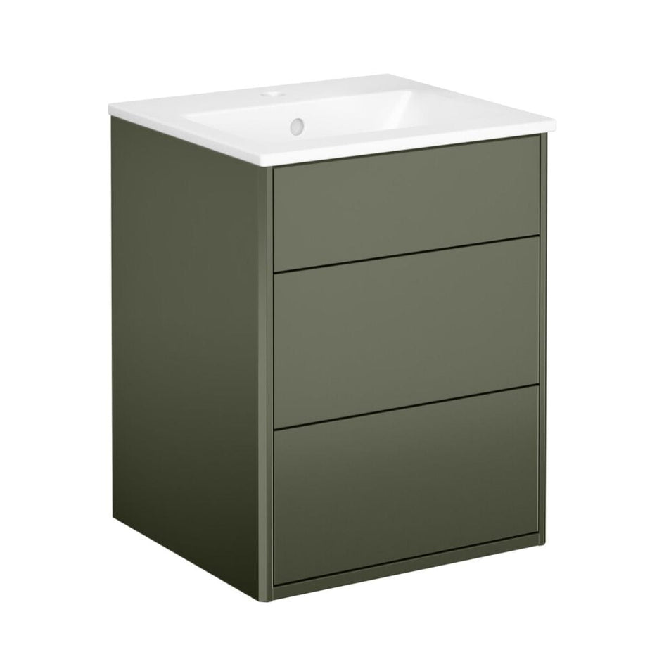 Gustavsberg Graphic Baderomsskap Grønn / 45cm Gustavsberg Møbelpakke bad BUN-GB71GCVU45GNWB