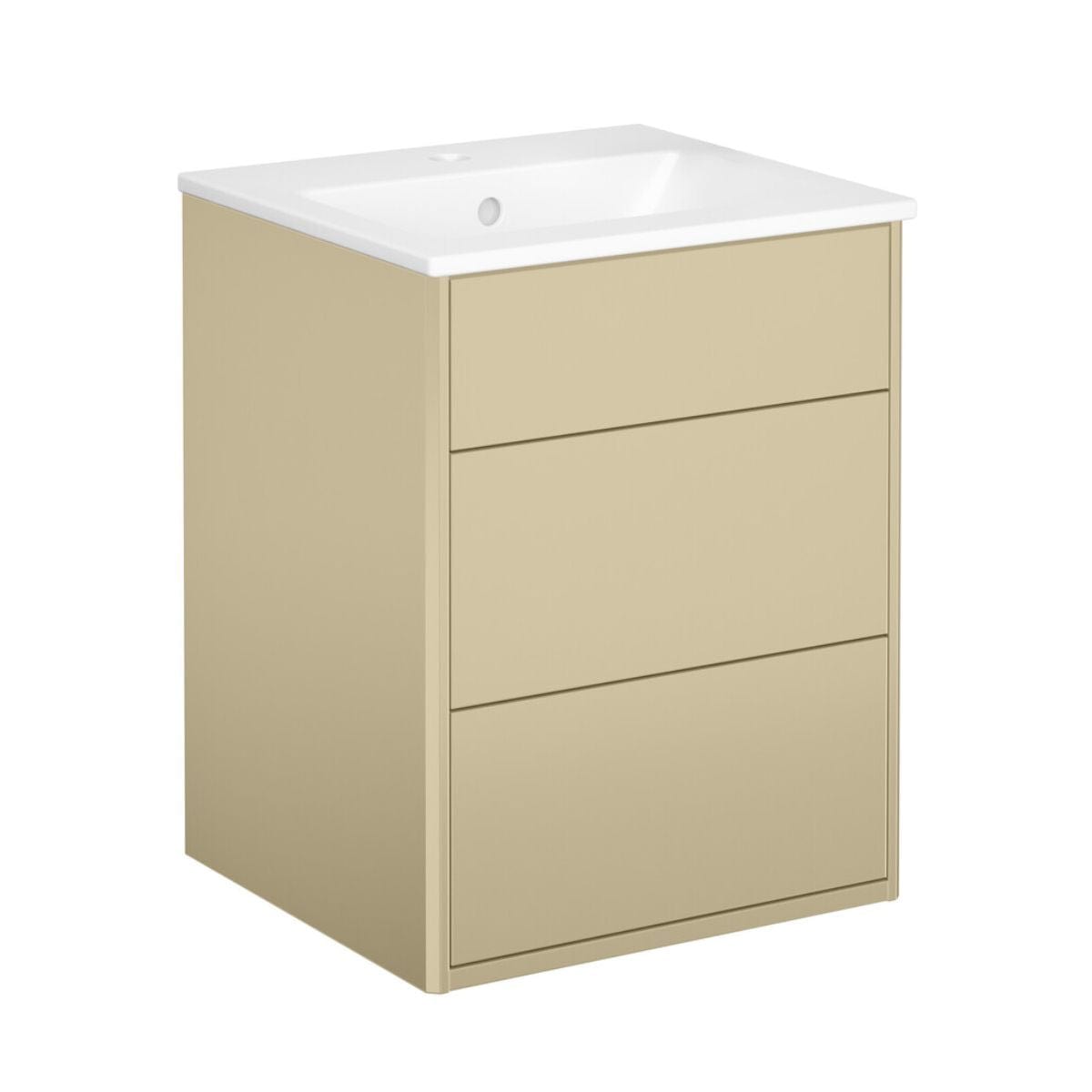 Gustavsberg Graphic Møbelpakke Beige / 45cm Gustavsberg Møbelpakke bad GRO-GB71GCVU45BBWB