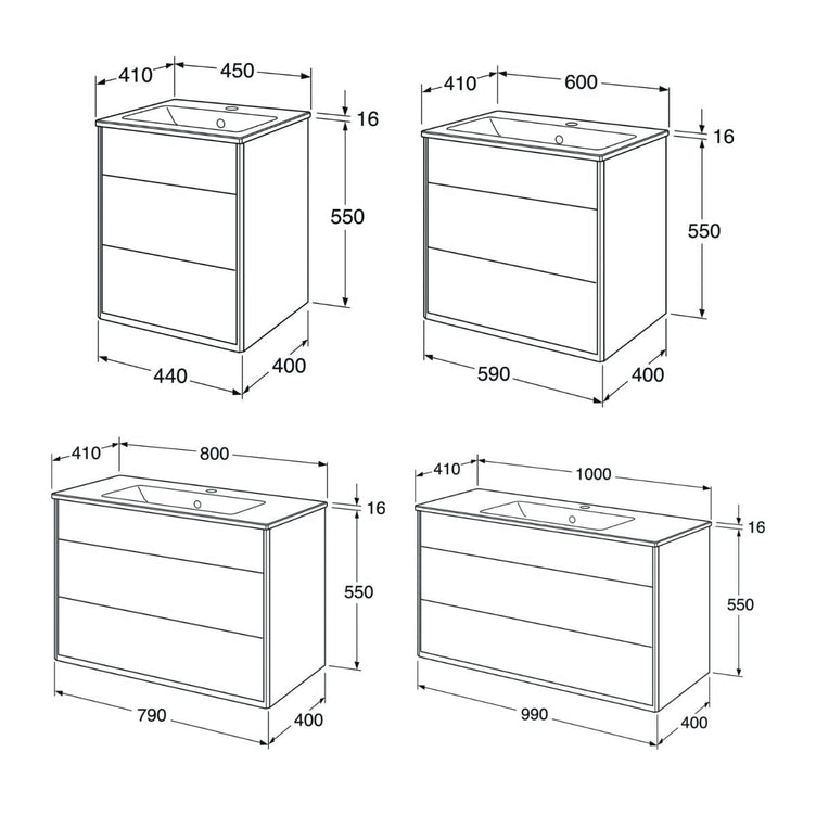Gustavsberg Graphic Møbelpakke