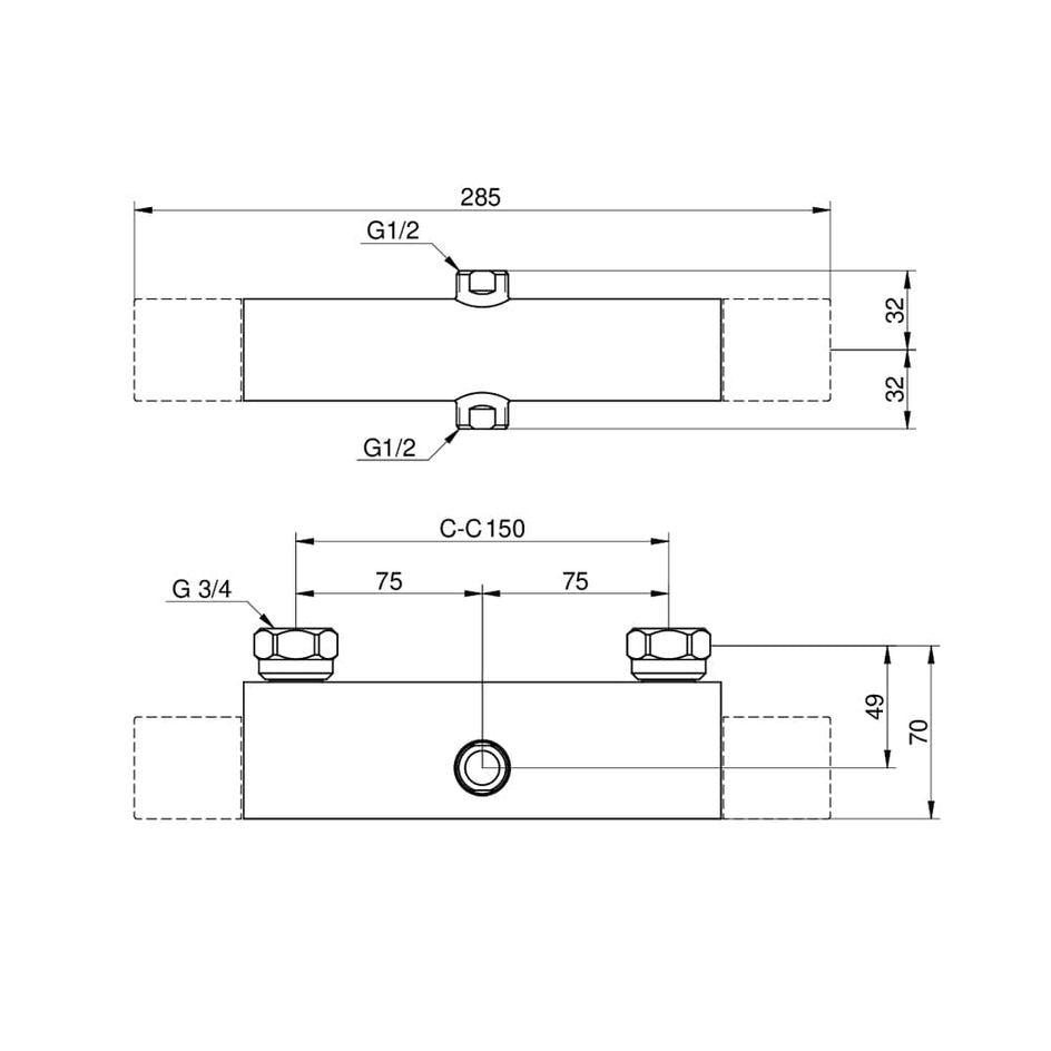 Gustavsberg Nautic Badekarbatteri svingbar tut blyfri Krom Gustavsberg Badekararmatur GRO-GB412123610