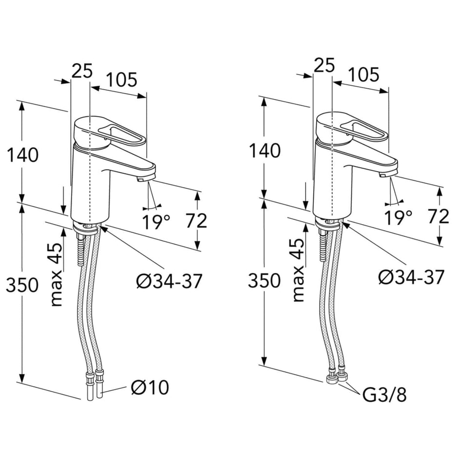 Gustavsberg Nautic Servantbatteri med Energiklasse A Gustavsberg Servantbatteri
