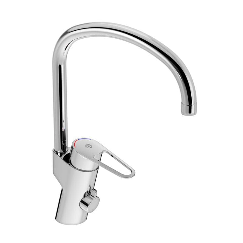 Gustavsberg Nye Nautic Kjøkkenkran - høy tut avst. for oppvaskmaskin Krom Gustavsberg Kjøkkenarmatur GRO-4340835