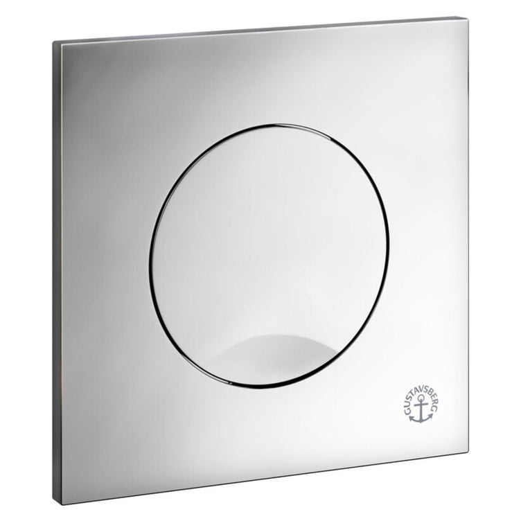 Gustavsberg Triomont XS Rund Betjeningsplate Enkelspyling