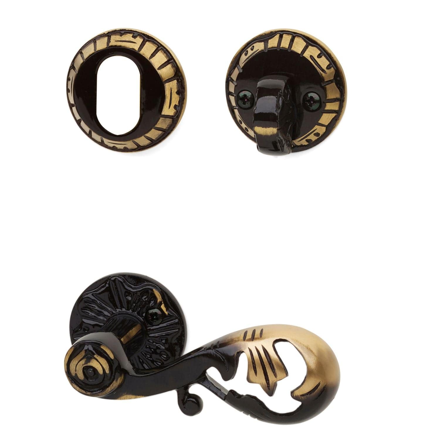 Habo A4472 Dørvrider Knappvrider Antikk Habo Dørhåndtak ytterdør HA-55517