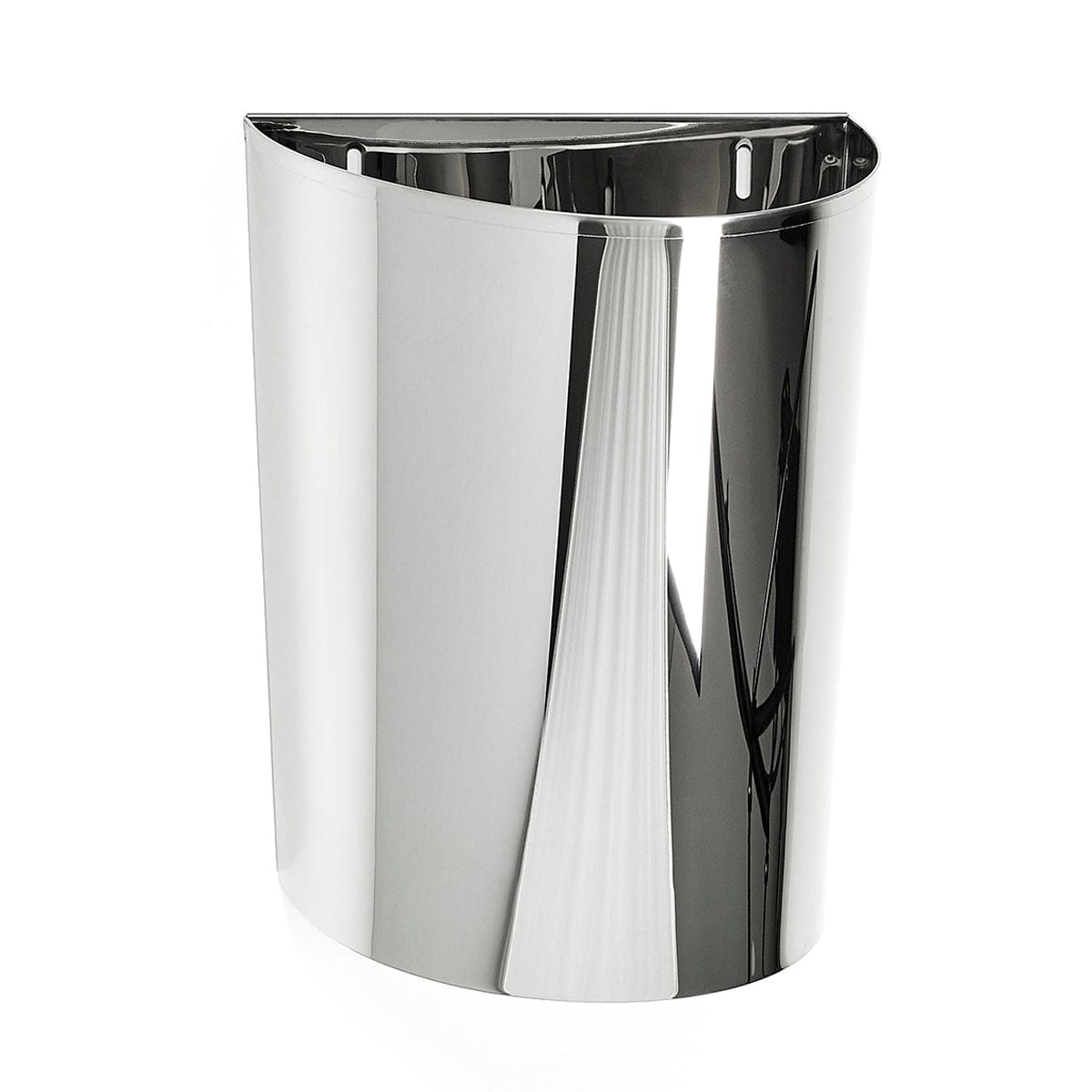 Habo Avfallskurv 50 med veggfeste Rustfritt Habo Søppelbøtte HA-29231