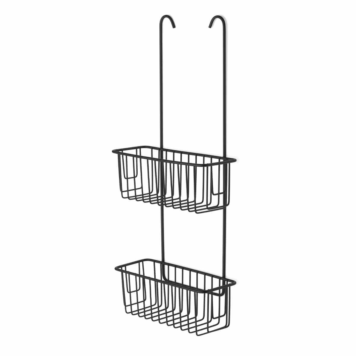 Habo Azalea Dusjkurv dobbel Svart Habo Dusjhylle HA-30076