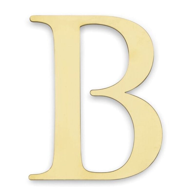 Habo Century Husbokstav H9.8cm Messing / B Habo Husnummer HA-30708