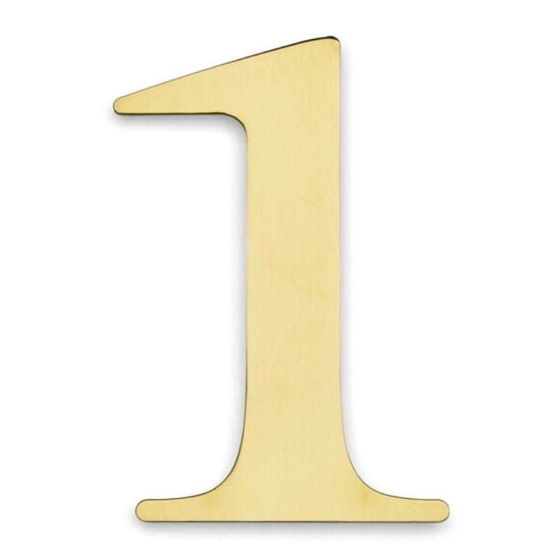 Habo Century Husnummer H11.4cm Messing / 1 Habo Husnummer HA-30697