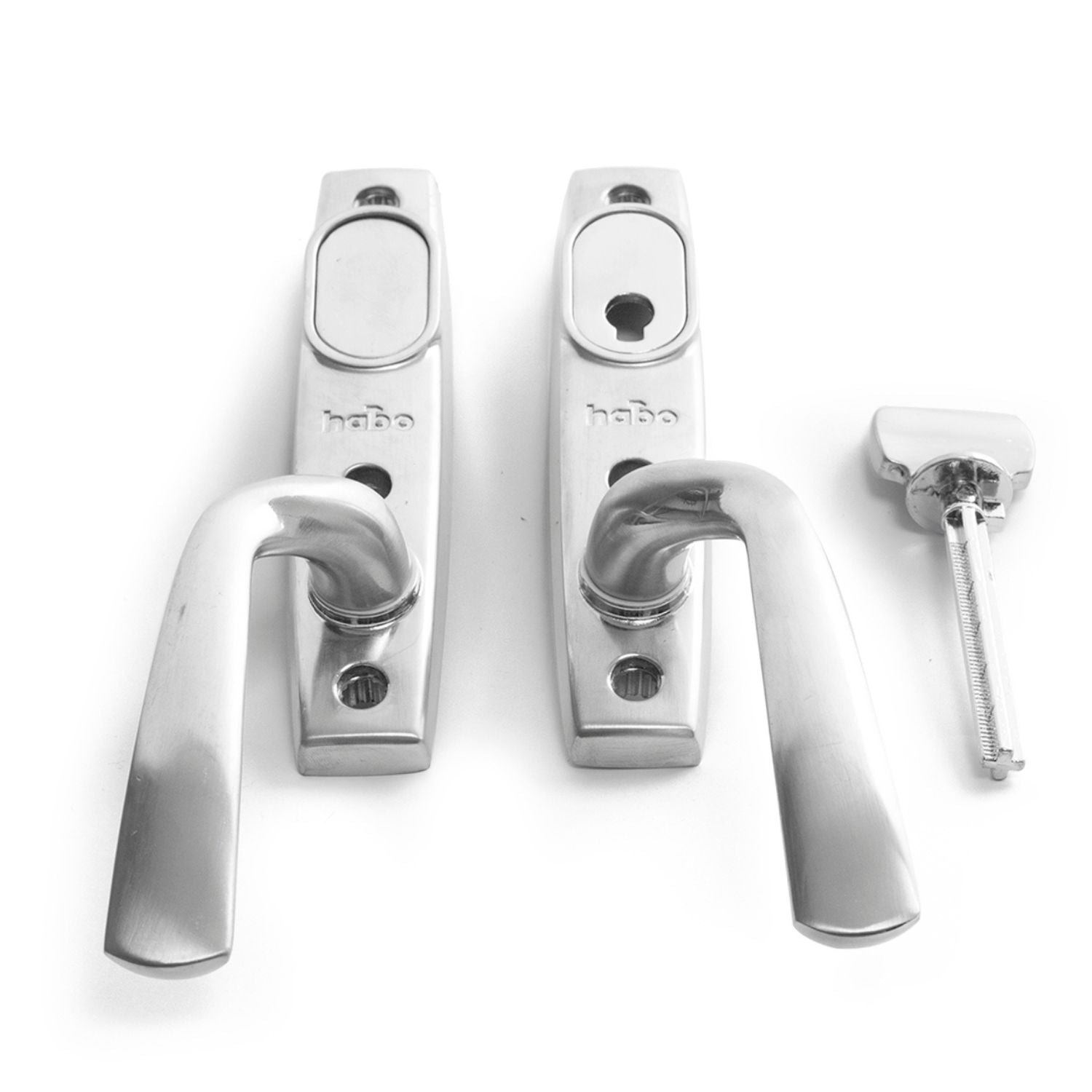 Habo Copenhagen Balkongdørvrider Matt krom Habo Dørvrider balkongdør HA-16181