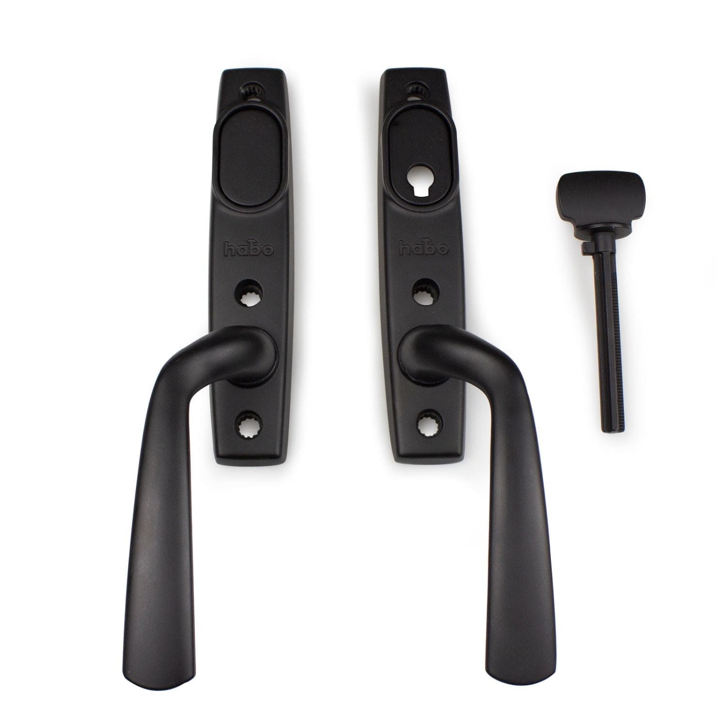 Habo Copenhagen Balkongdørvrider Svart Habo Dørvrider balkongdør HA-30997