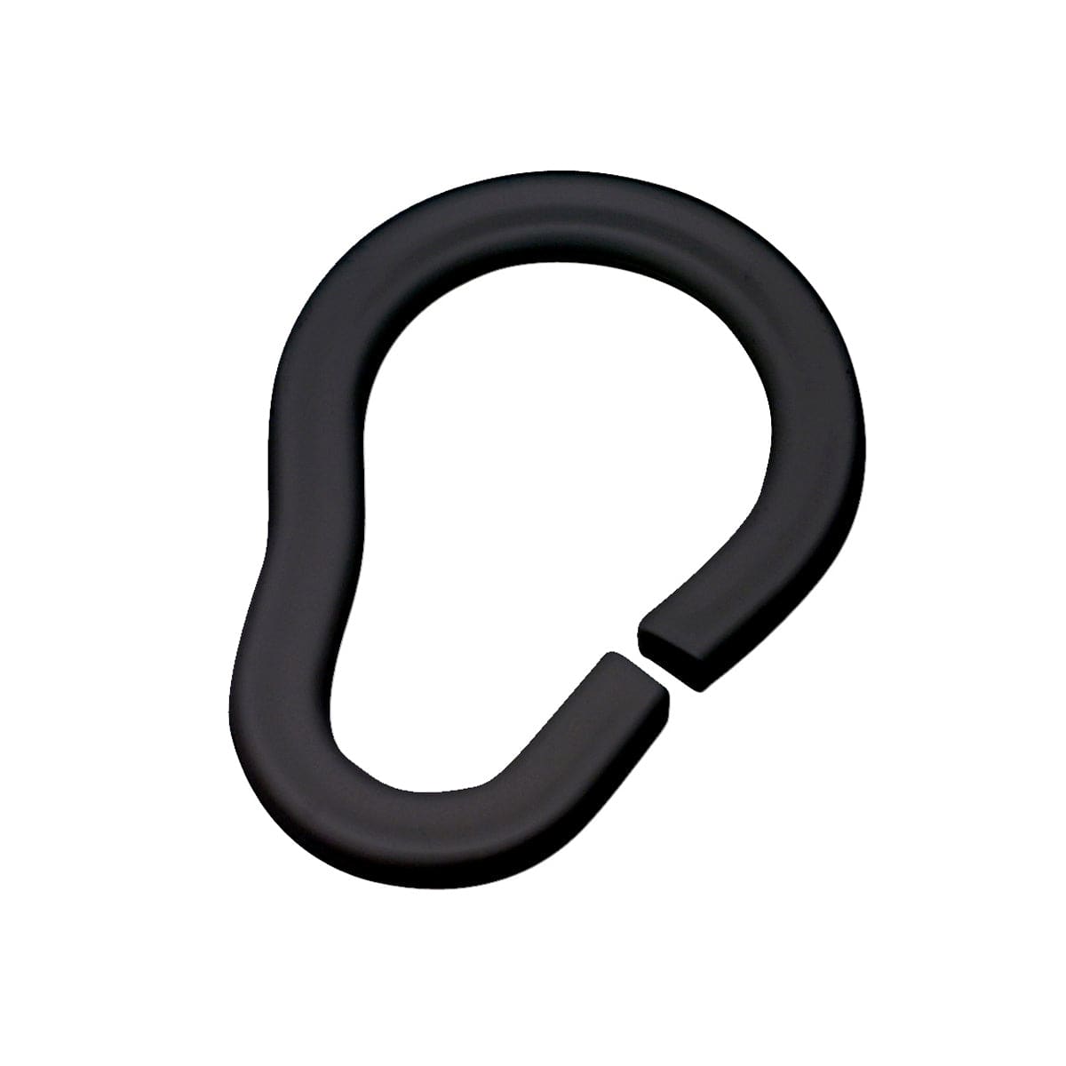 Habo Dusjforhengringer - 12stk per pose Svart Habo Dusjforheng HA-30175