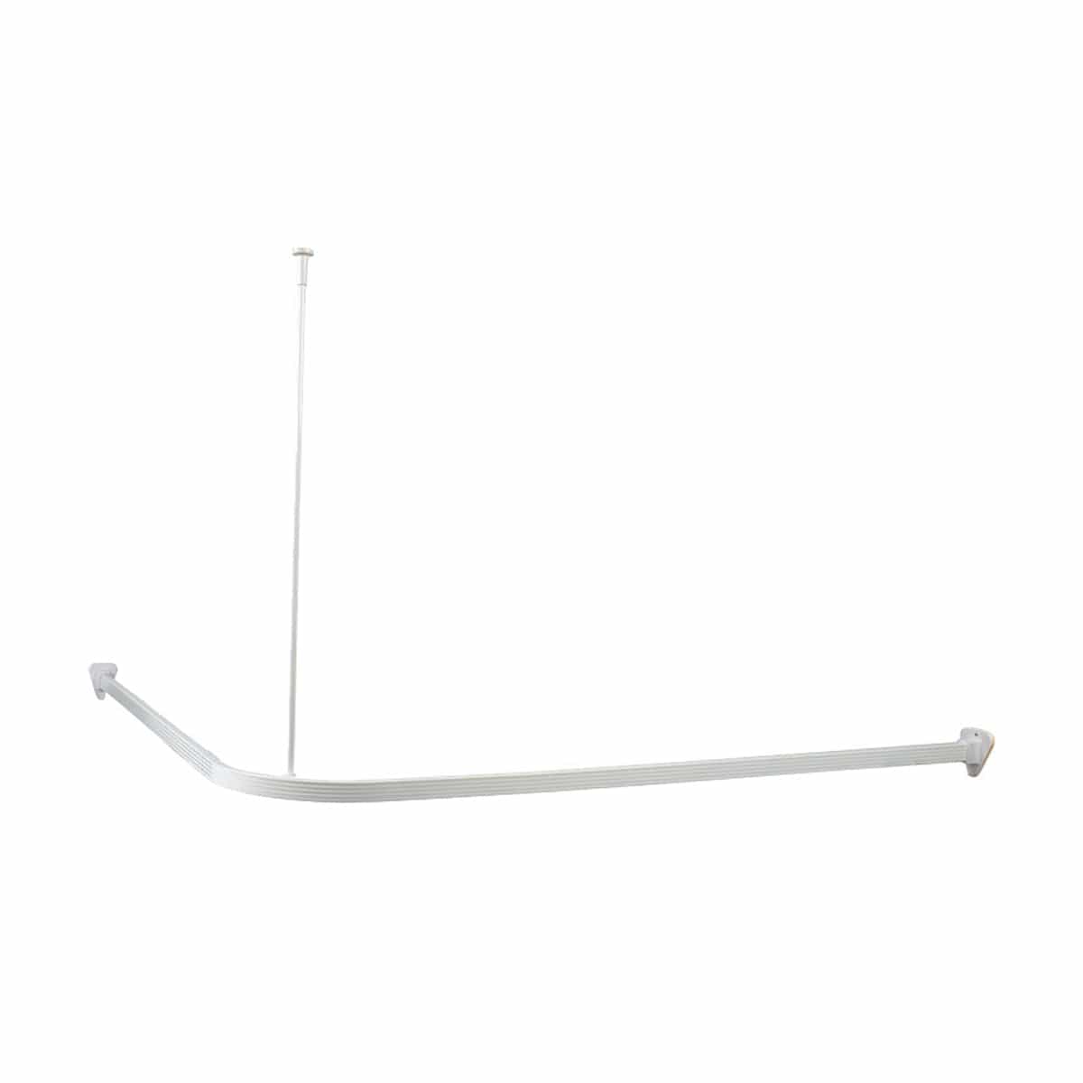 Habo Dusjforhengskinne 90x170cm for badekar med takfeste Hvit / 90x170cm Habo Dusjforheng HA-30140