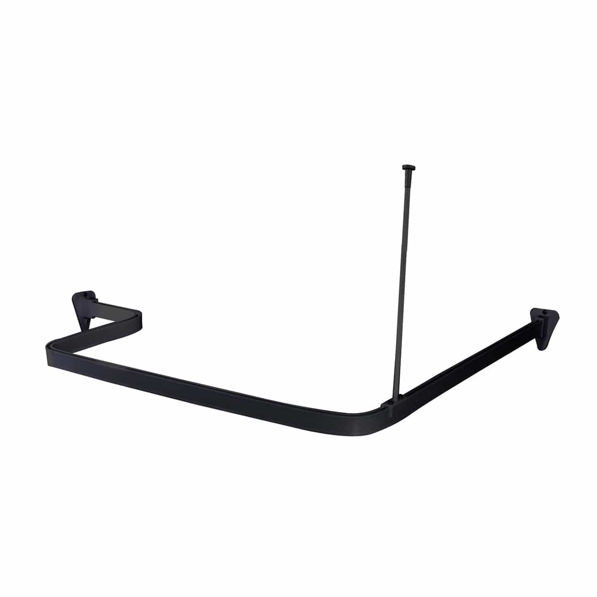 Habo Dusjforhengskinne flex 3x1m, bøybar Svart Habo Dusjforheng HA-30142