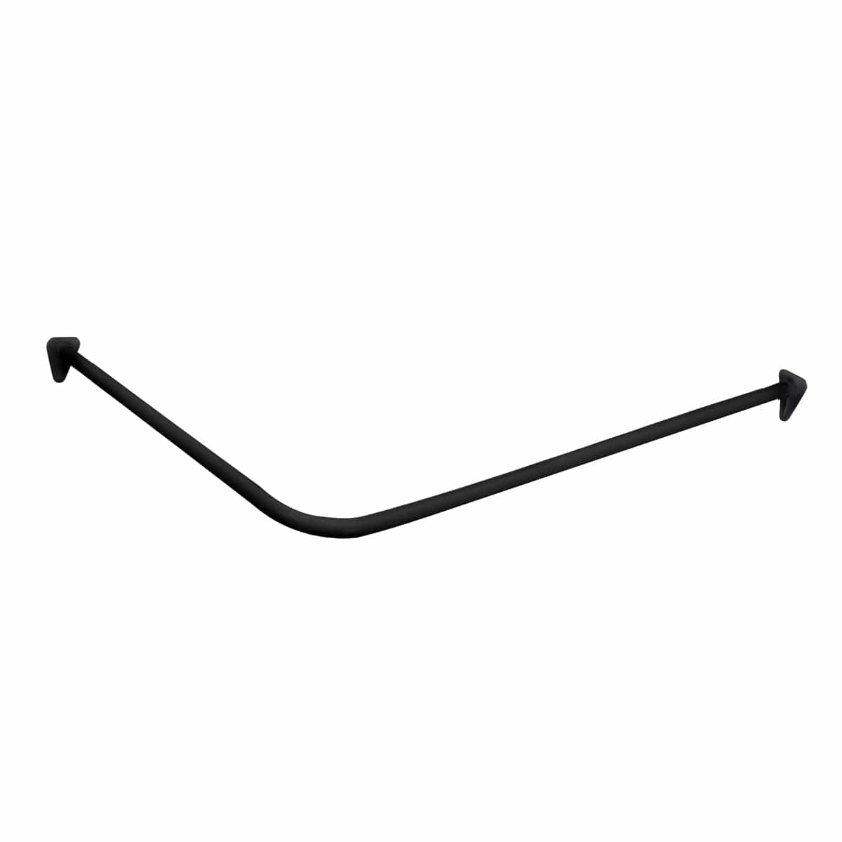 Habo Dusjforhengstang Hjørne 90x90 Svart Habo Dusjforheng HA-30144