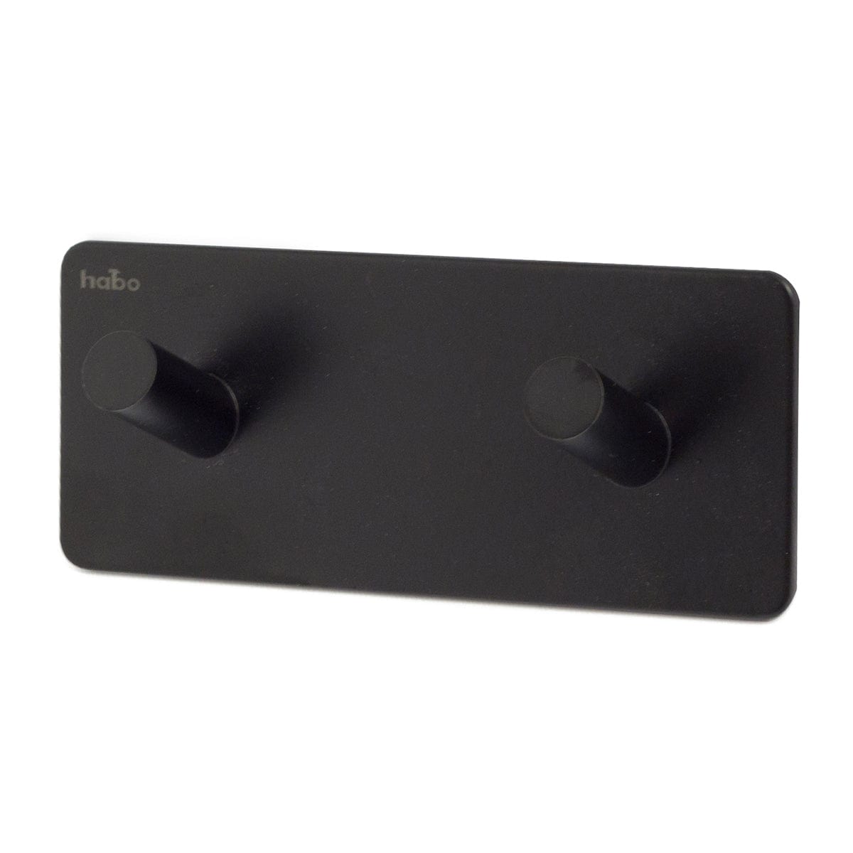 Habo Edge Dobbel Krok Selvklebende Svart Habo Knagger HA-100359