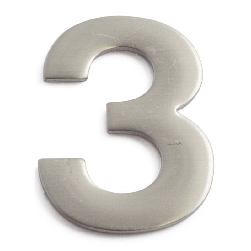 Habo Husnummer H5cm Rustfritt / 3 Habo Husnummer HA-16935