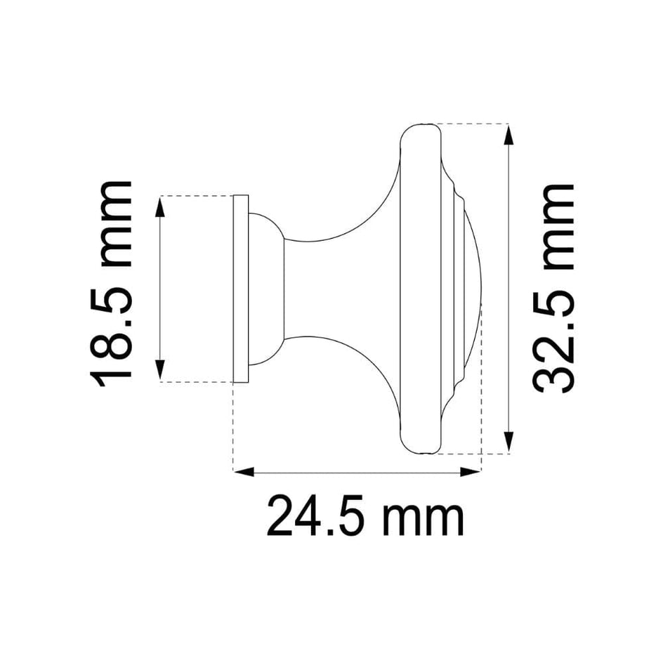Habo Leon Knott Ø30 mm Habo Knotter og håndtak