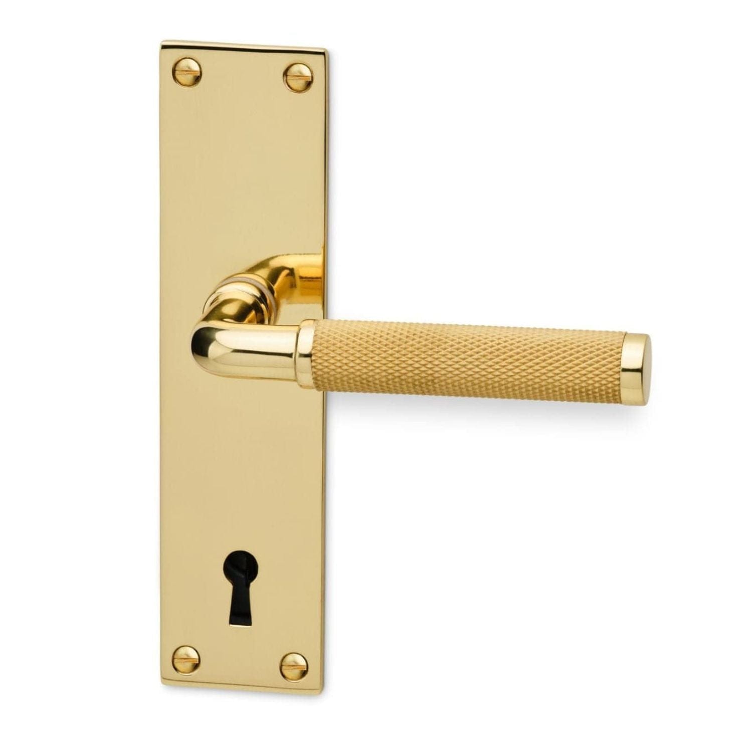 Habo Lexington Dørhåndtak med Langskilt Messing Habo Dørhåndtak innerdør HA-63412