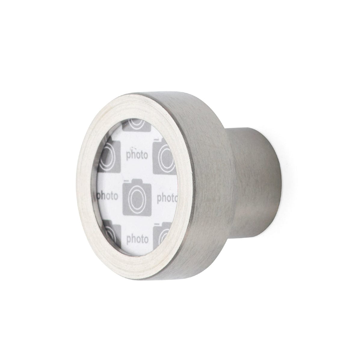 Habo Pic Enkel Krok Ø25-75mm Børstet stål / 25mm Habo Knagger HA-17851