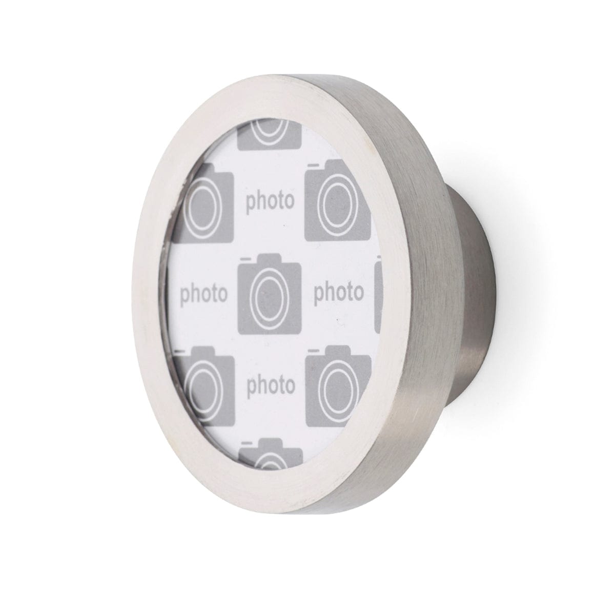 Habo Pic Enkel Krok Ø25-75mm Børstet stål / 50mm Habo Knagger HA-17852