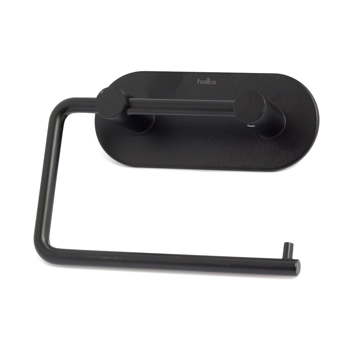 Habo Plain Toalettpapirholder Selvklebende Svart Habo Toalettrullholder HA-100386