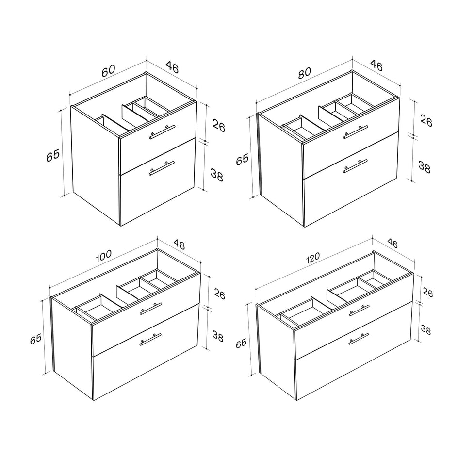 HeiHus Crest Møbelpakke HeiHus Møbelpakke bad