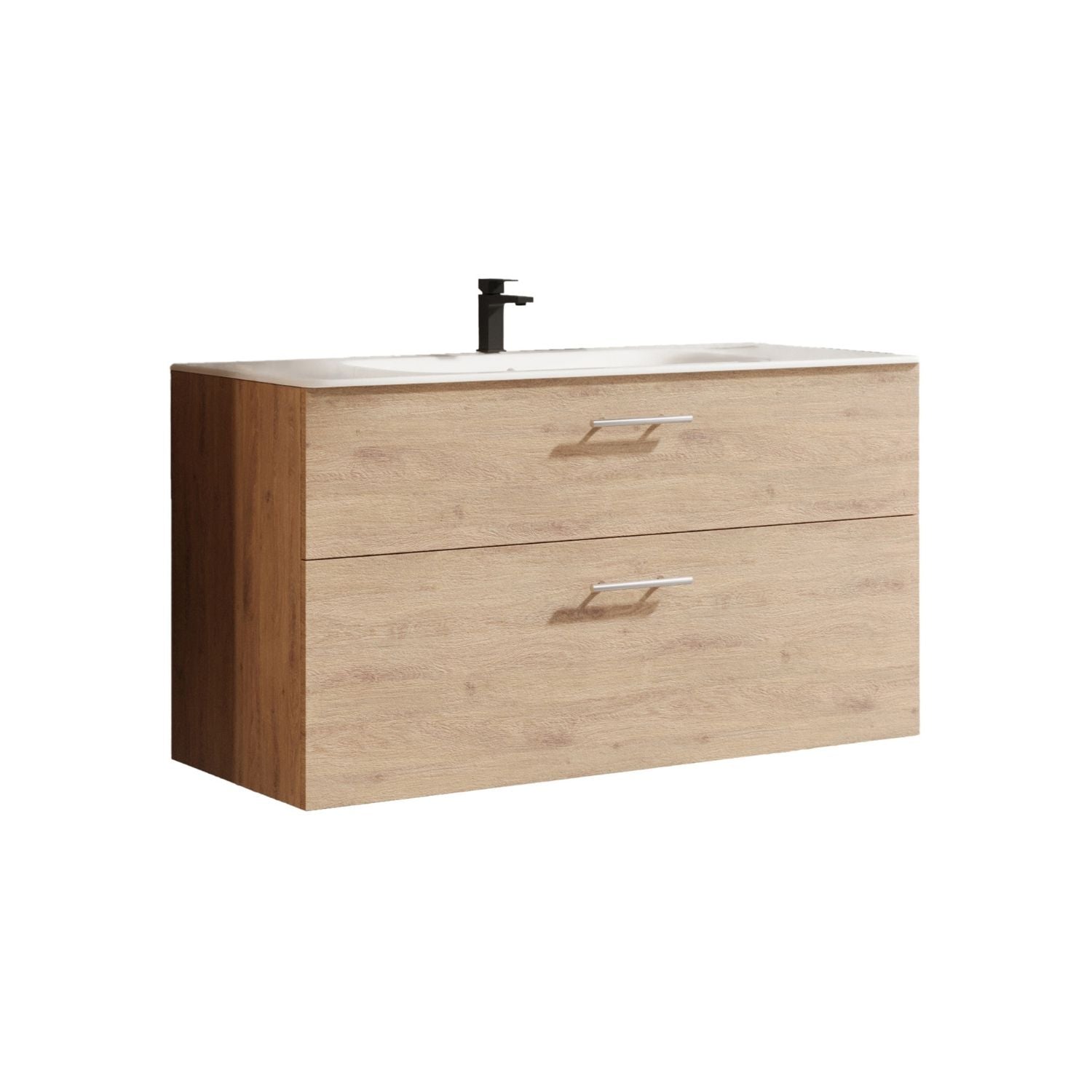 HeiHus Crest Møbelpakke Lys eik / 120cm HeiHus Møbelpakke bad BUN-FCTLOK120LC