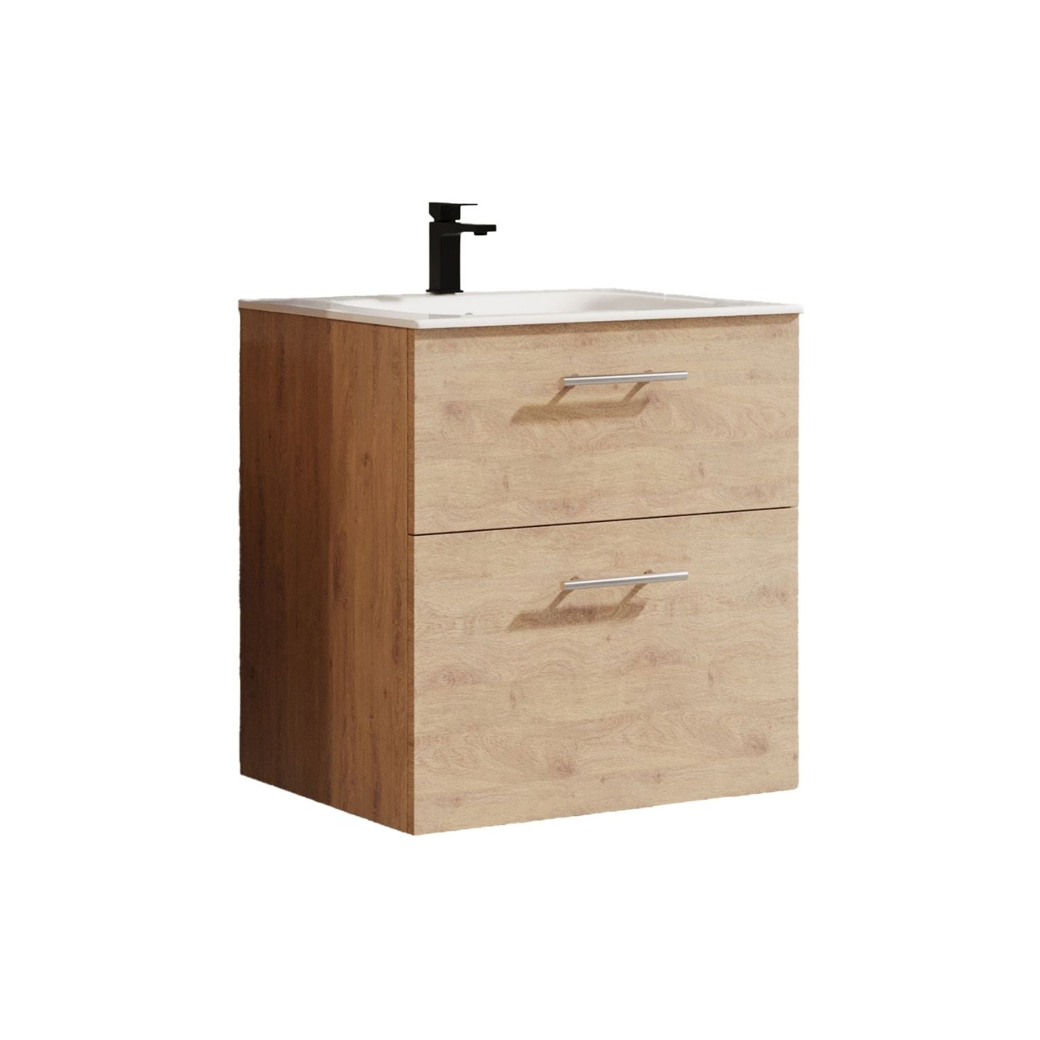 HeiHus Crest Møbelpakke Lys eik / 60cm HeiHus Møbelpakke bad BUN-FCTLOK060LC