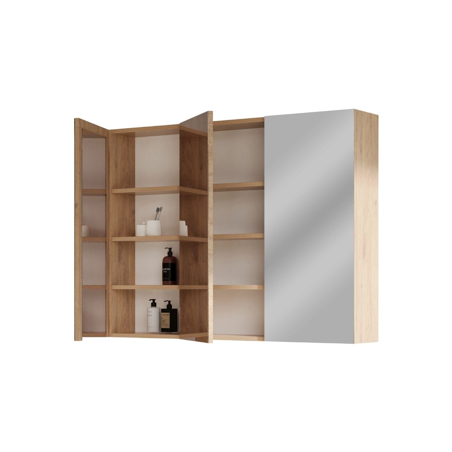 HeiHus Crest Speilskap Lys eik / 100cm HeiHus Speilskap HH-FCTLOK100MC