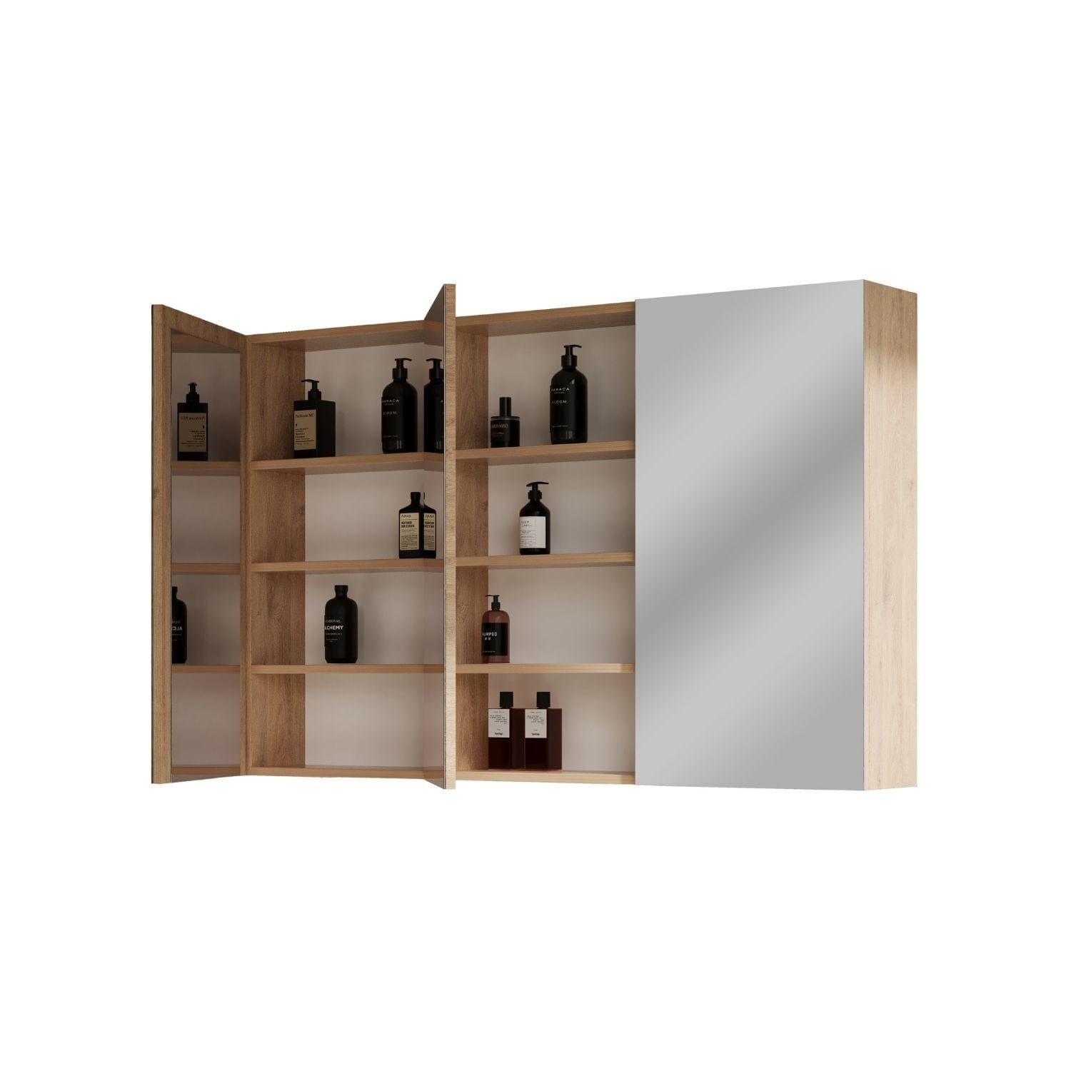 HeiHus Crest Speilskap Lys eik / 120cm HeiHus Speilskap HH-FCTLOK120MC