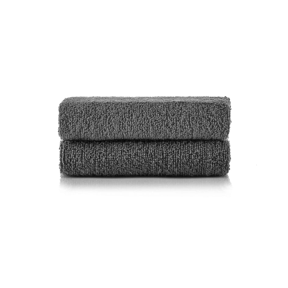 HeiHus FLUFFY håndkle M 50x100cm Mørk grå / 2-pakning (2M) HeiHus Håndklær BUN-2TFYDGY050100