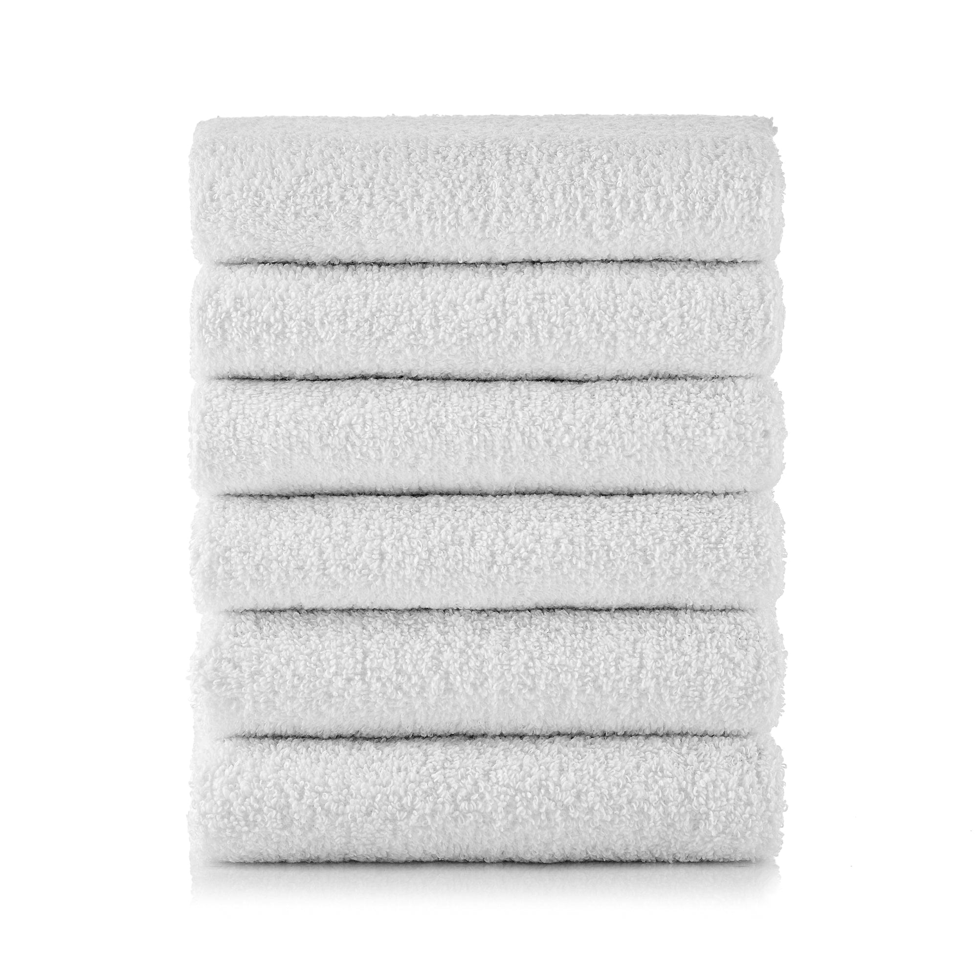 HeiHus FLUFFY håndkle M 50x100cm Premium hvit / 6-pakning (6M) HeiHus Håndhåndkle BUN-6TFYWH050100