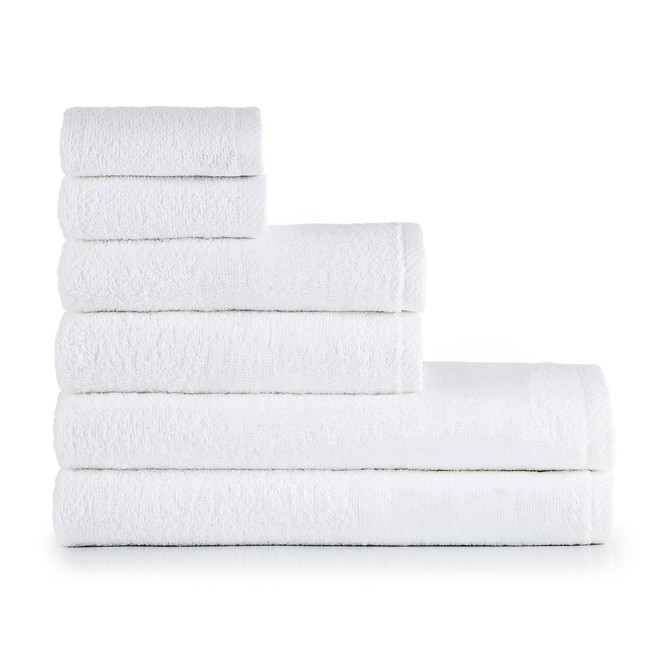 HeiHus FLUFFY Håndklepakke Premium hvit / 6-pakning (2XL+2L+2M) HeiHus Håndklær BUN-TFYWH4PAK