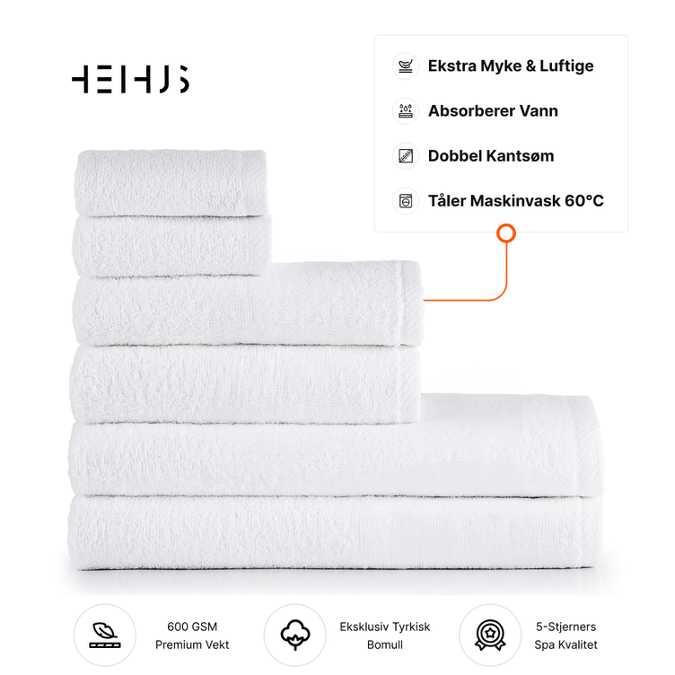 HeiHus FLUFFY strandhåndkle XL 100x180cm