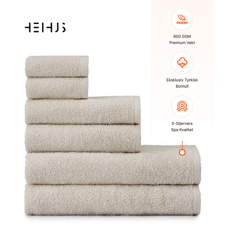 HeiHus FLUFFY strandhåndkle XL 100x180cm