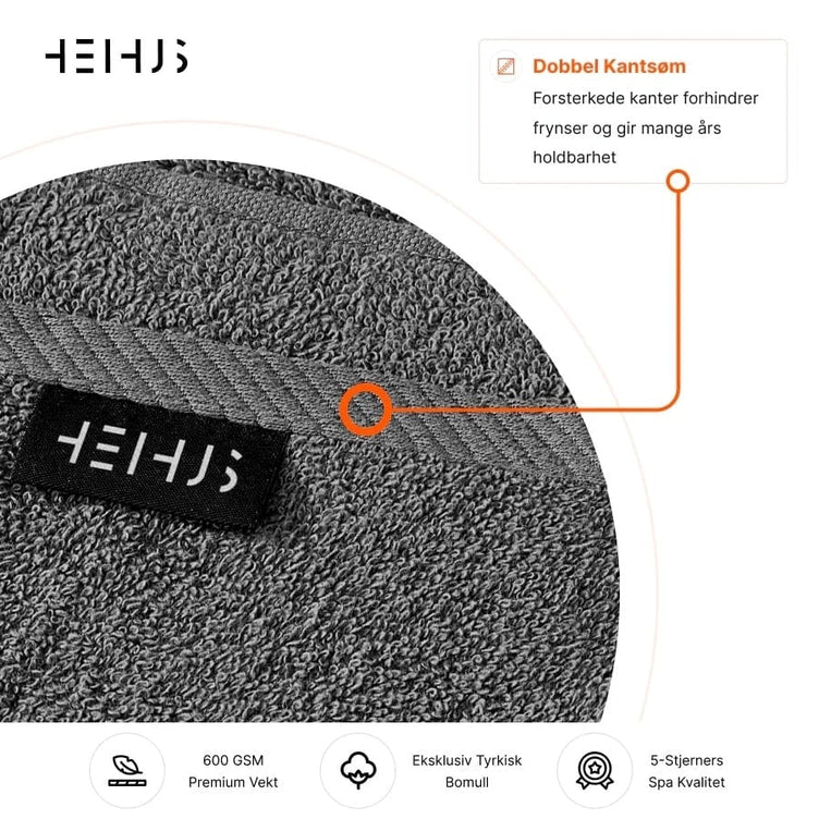 HeiHus FLUFFY strandhåndkle XL 100x180cm