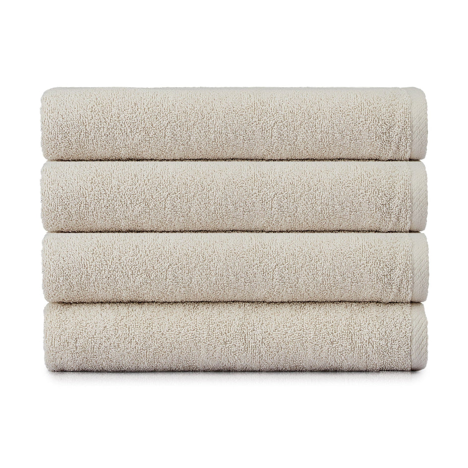 HeiHus FLUFFY strandhåndkle XL 100x180cm Varm beige / 4-pakning (4XL) HeiHus Håndklær BUN-4TFYBE0100180