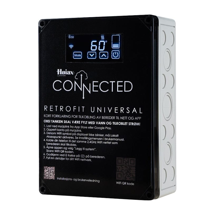 Høiax Connected Retrofit Universal med 2kW Element Tilbehør varmtvannsbereder