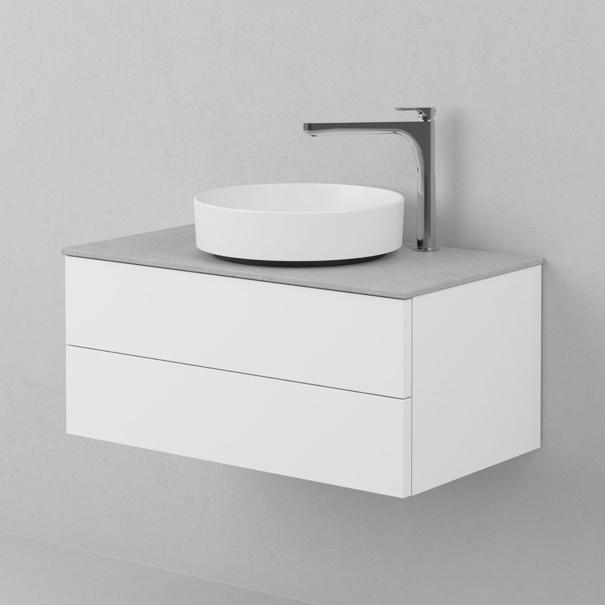 INR Air Solid Servantskap med servant Premium white / 80cm INR Iconic Nordic Rooms Servantskap INR-366811